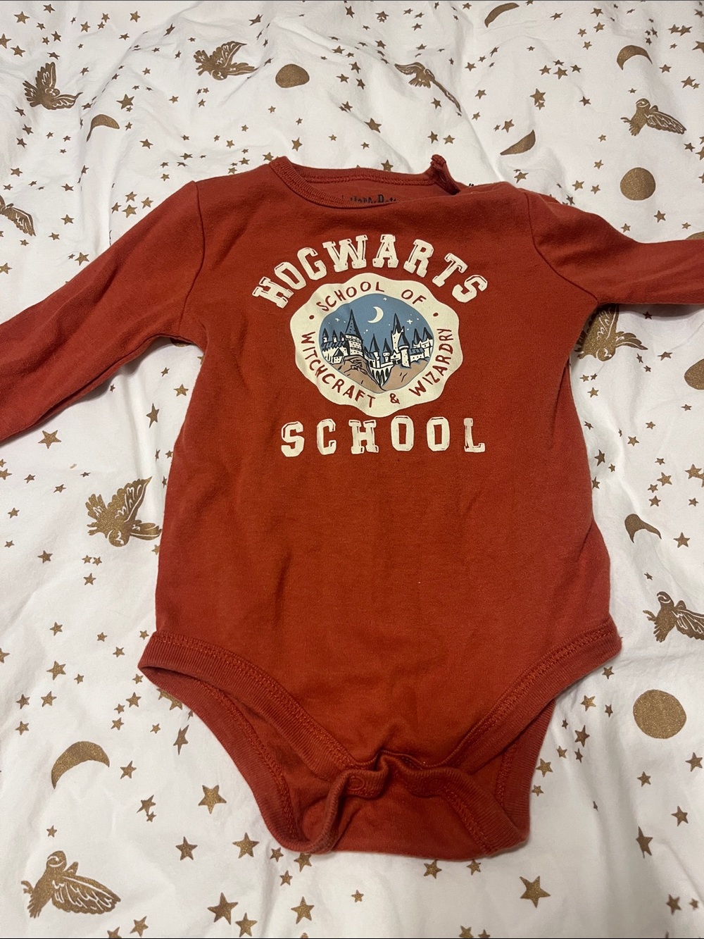 Hogwarts Harry Potter Baby Bodysuits, 2, 12 month - Picture 3 of 4